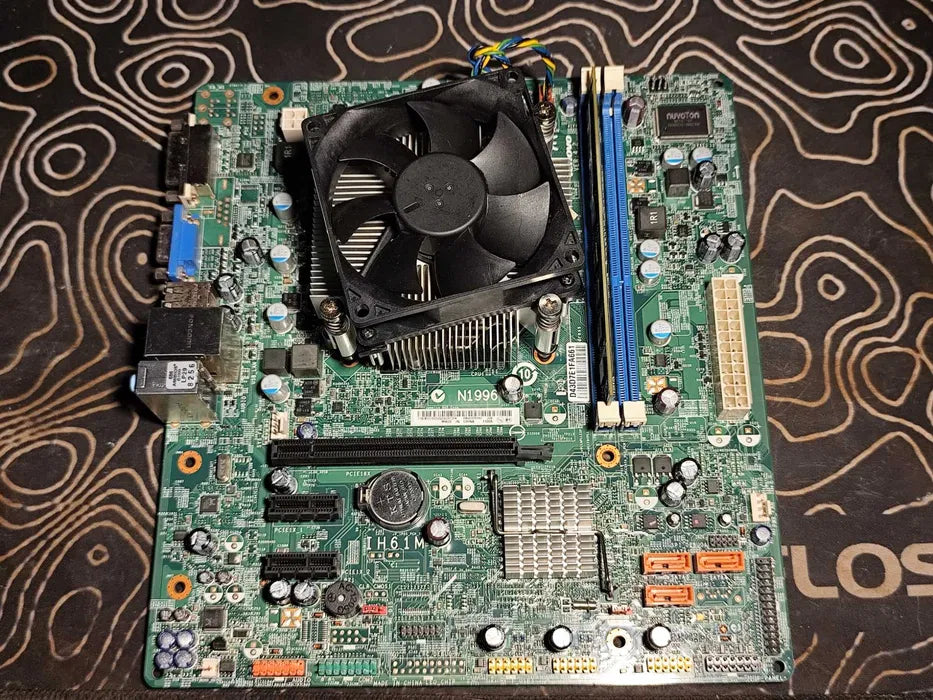 Kit Placa de Baza Lenovo + Intel i3-2120 + 4GB DDR3 + Cooler - Functional cu defect